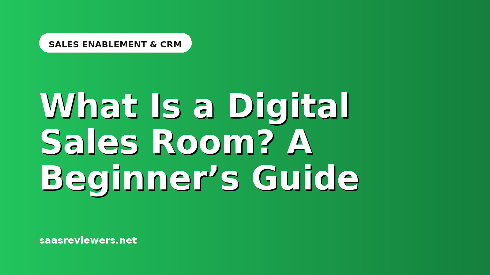 what is a digital sales room? a beginners guide